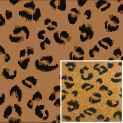 Printed Faux Shearling FELIGROU Brown / Black